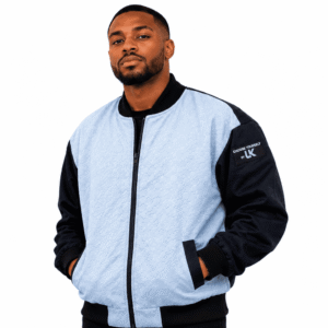 Bomber Bleu Matelassé Premium