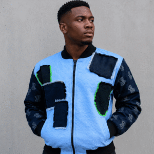 Blouson Bomber Patchwork Homme